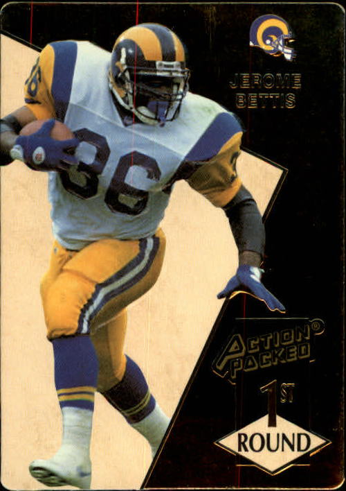 1993 Action Packed #172 Jerome Bettis RC