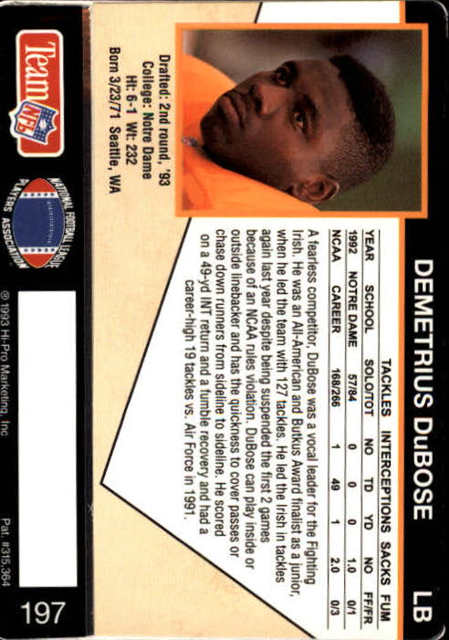 A0633- 1993 Action Packed FB Cards 1-222 +Rookies -You Pick- 15+ FREE US SHIP - Picture 334 of 368