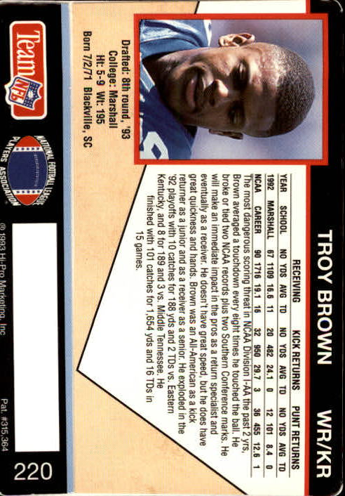 A0633- 1993 Action Packed FB Cards 1-222 +Rookies -You Pick- 15+ FREE US SHIP - Picture 366 of 368
