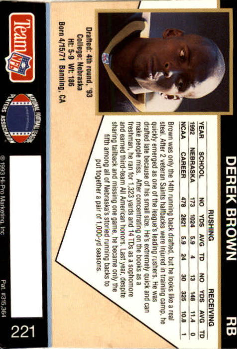 A0633- 1993 Action Packed FB Cards 1-222 +Rookies -You Pick- 15+ FREE US SHIP - Picture 368 of 368