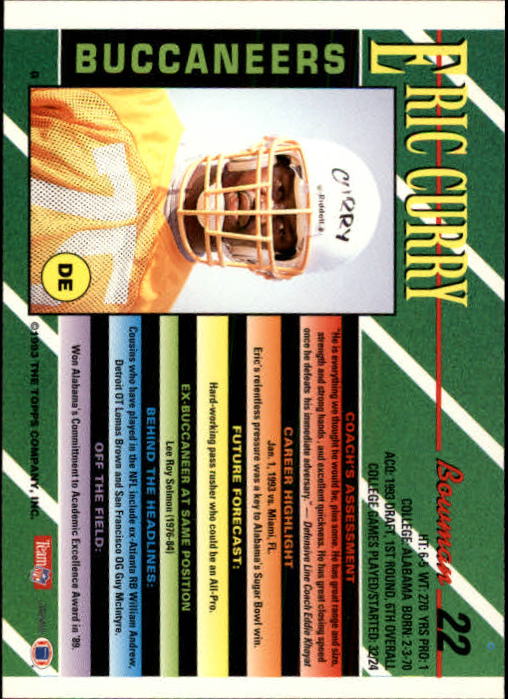 B2628- 1993 Bowman Fußball Karten 1-250 + Rookies -du Pick- 15 + Gratis US - Bild 45 von 489