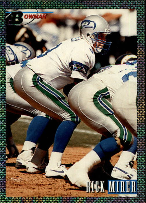 Rick Mirer autographed Football Card (Seattle Seahawks) 1994 Upper Deck #266