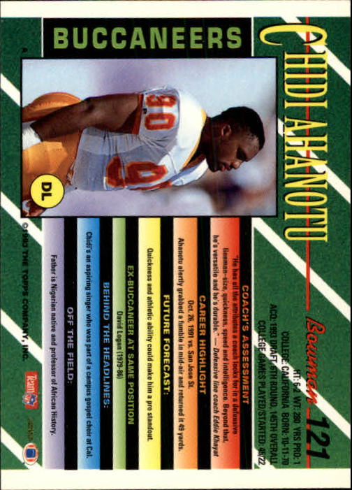 B2628- 1993 Bowman Fußball Karten 1-250 + Rookies -du Pick- 15 + Gratis US - Bild 237 von 489