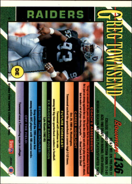B2628- 1993 Bowman Fußball Karten 1-250 + Rookies -du Pick- 15 + Gratis US - Bild 265 von 489