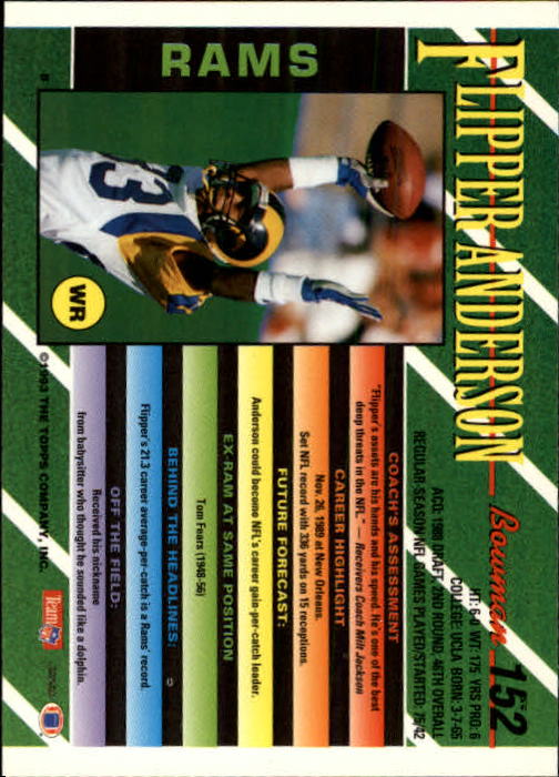 B2628- 1993 Bowman Fußball Karten 1-250 + Rookies -du Pick- 15 + Gratis US - Bild 297 von 489
