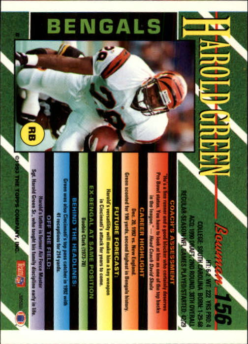 B2628- 1993 Bowman Fußball Karten 1-250 + Rookies -du Pick- 15 + Gratis US - Bild 305 von 489