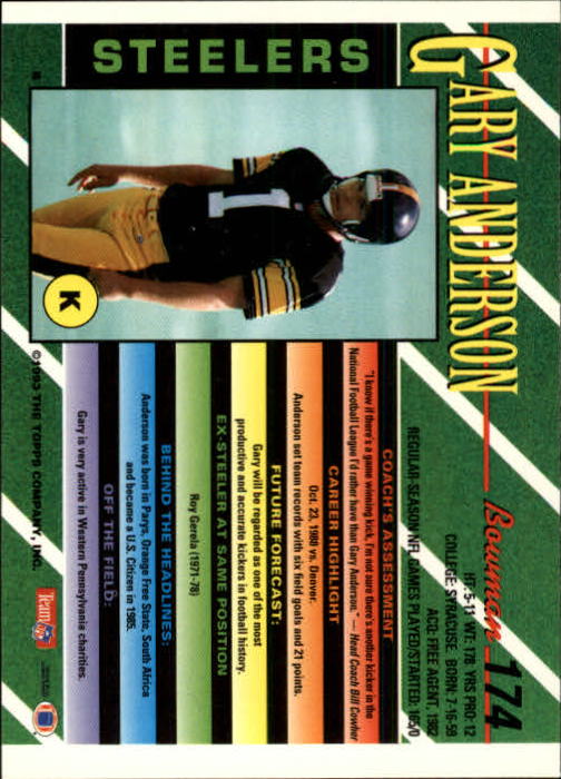 B2628- 1993 Bowman Fußball Karten 1-250 + Rookies -du Pick- 15 + Gratis US - Bild 341 von 489