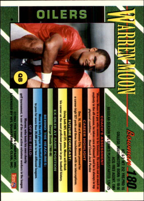 B2628- 1993 Bowman Fußball Karten 1-250 + Rookies -du Pick- 15 + Gratis US - Bild 353 von 489