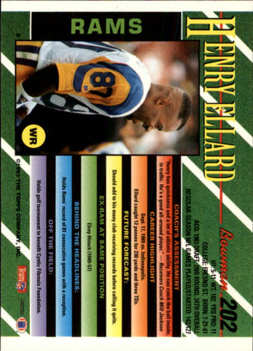 B2628- 1993 Bowman Fußball Karten 1-250 + Rookies -du Pick- 15 + Gratis US - Bild 397 von 489
