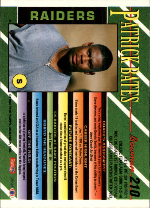 B2628- 1993 Bowman Fußball Karten 1-250 + Rookies -du Pick- 15 + Gratis US - Bild 413 von 489