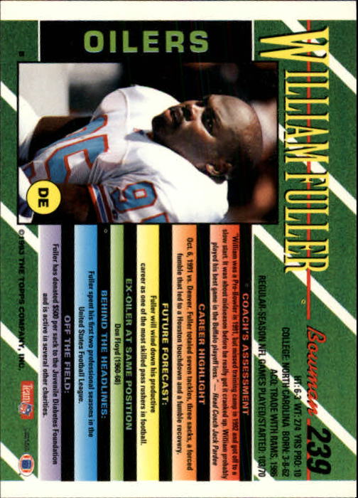 B2628- 1993 Bowman Fußball Karten 1-250 + Rookies -du Pick- 15 + Gratis US - Bild 469 von 489
