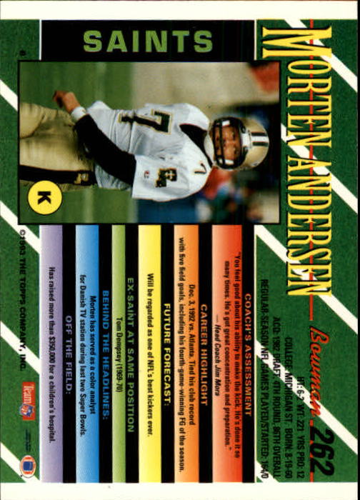 B2628- 1993 Bowman Football Cards 251-423 +Rookies -You Pick- 15+ FREE US SHIP - Picture 25 of 331