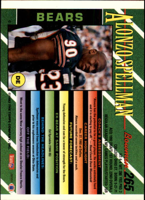 B2628- 1993 Bowman Football Cards 251-423 +Rookies -You Pick- 15+ FREE US SHIP - Picture 31 of 331
