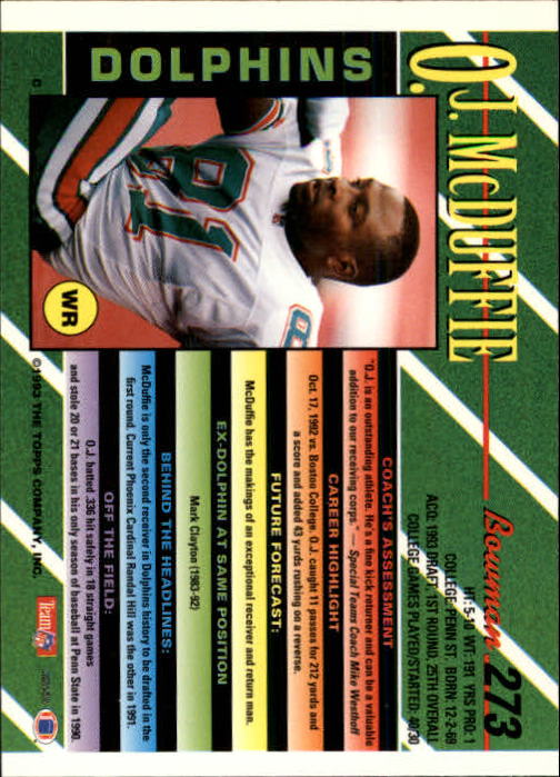 B2628- 1993 Bowman Football Cards 251-423 +Rookies -You Pick- 15+ FREE US SHIP - Picture 45 of 331