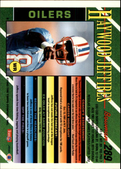 B2628- 1993 Bowman Football Cards 251-423 +Rookies -You Pick- 15+ FREE US SHIP - Picture 77 of 331