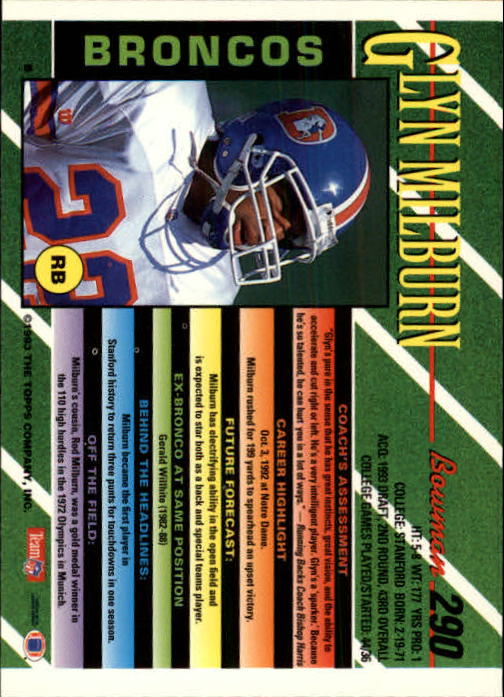 B2628- 1993 Bowman Football Cards 251-423 +Rookies -You Pick- 15+ FREE US SHIP - Picture 79 of 331