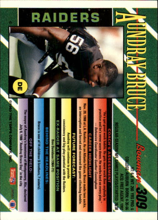 B2628- 1993 Bowman Football Cards 251-423 +Rookies -You Pick- 15+ FREE US SHIP - Picture 115 of 331
