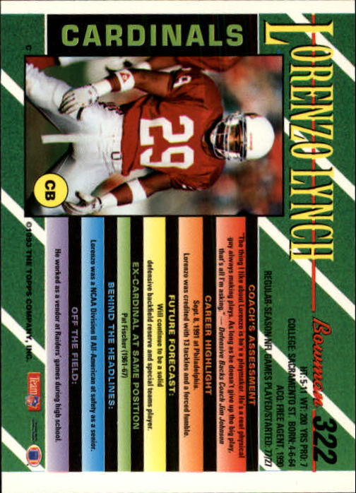 B2628- 1993 Bowman Football Cards 251-423 +Rookies -You Pick- 15+ FREE US SHIP - Picture 141 of 331