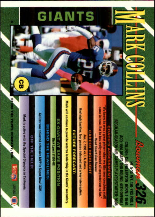 B2628- 1993 Bowman Football Cards 251-423 +Rookies -You Pick- 15+ FREE US SHIP - Picture 149 of 331