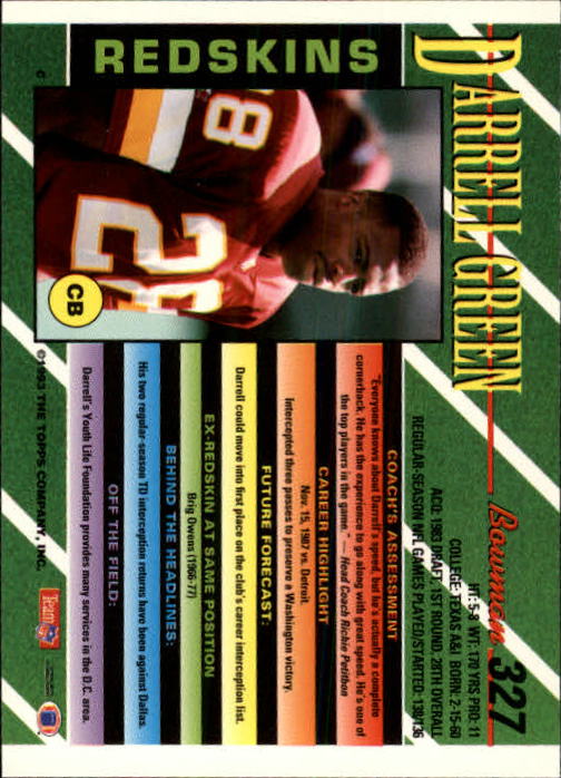 B2628- 1993 Bowman Football Cards 251-423 +Rookies -You Pick- 15+ FREE US SHIP - Picture 151 of 331