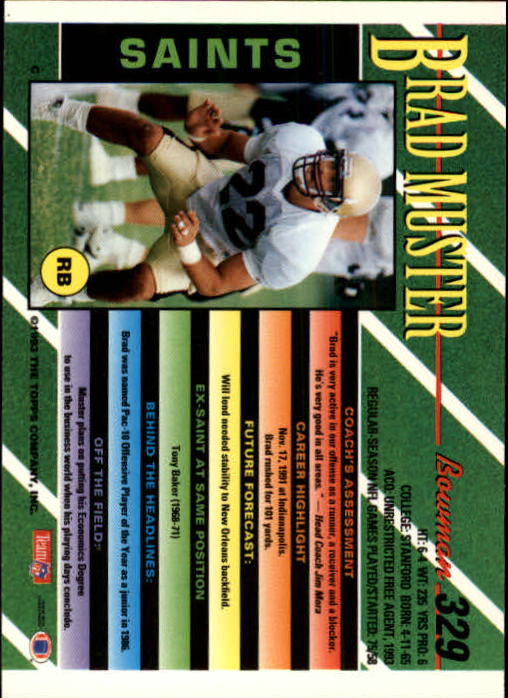 B2628- 1993 Bowman Football Cards 251-423 +Rookies -You Pick- 15+ FREE US SHIP - Picture 155 of 331