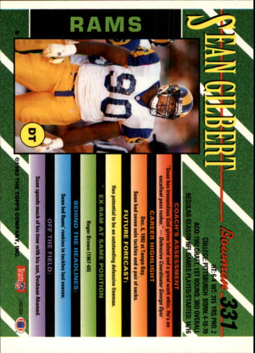 B2628- 1993 Bowman Football Cards 251-423 +Rookies -You Pick- 15+ FREE US SHIP - Picture 159 of 331