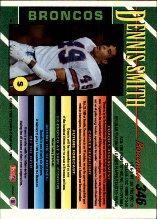 B2628- 1993 Bowman Football Cards 251-423 +Rookies -You Pick- 15+ FREE US SHIP - Picture 187 of 331