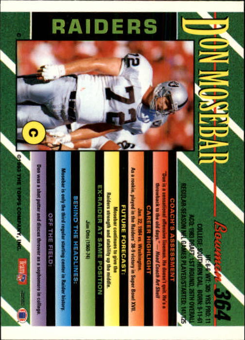 B2628- 1993 Bowman Football Cards 251-423 +Rookies -You Pick- 15+ FREE US SHIP - Picture 219 of 331