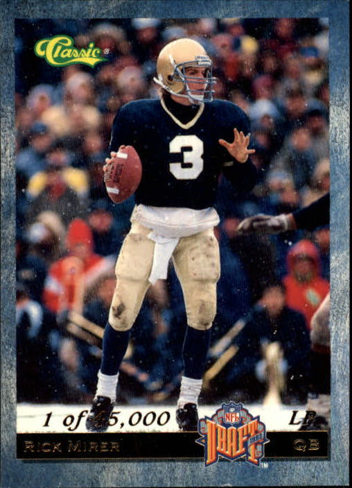 1993 Fleer GameDay - Rookie Standouts #2 - Rick Mirer