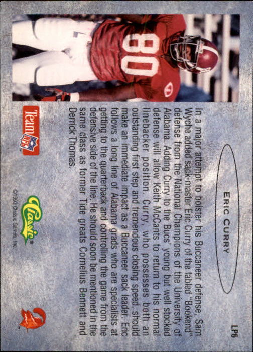 1993 Classic Draft Football "Main Set" Base Cards - Picture 13 of 201