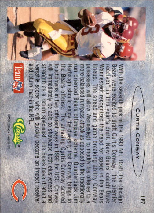 1993 Classic Draft Football "Main Set" Base Cards - Picture 15 of 201