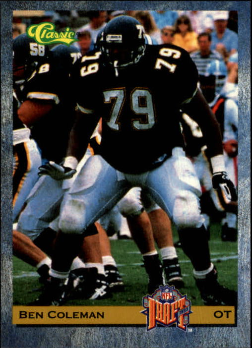 1993 Classic Draft Football "Main Set" Base Cards - Picture 28 of 201