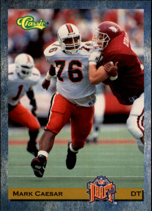 1993 Classic Draft Football "Main Set" Base Cards - Picture 122 of 201