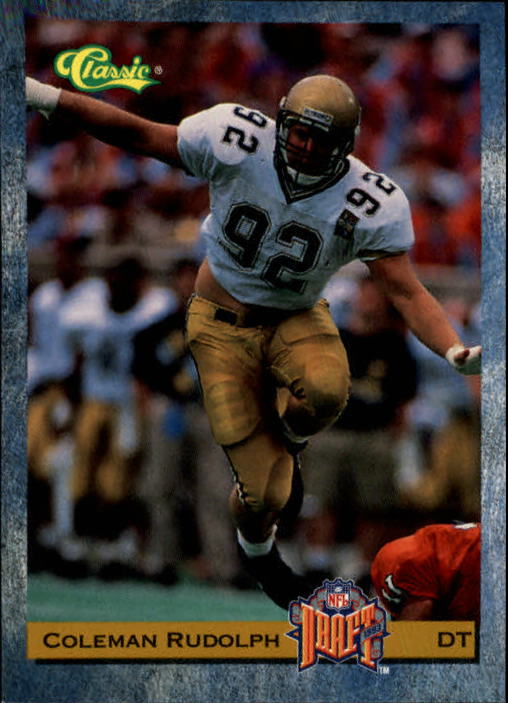 1993 Classic Draft Football "Main Set" Base Cards - Picture 130 of 201