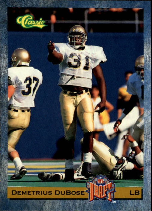 1993 Classic Draft Football "Main Set" Base Cards - Picture 154 of 201