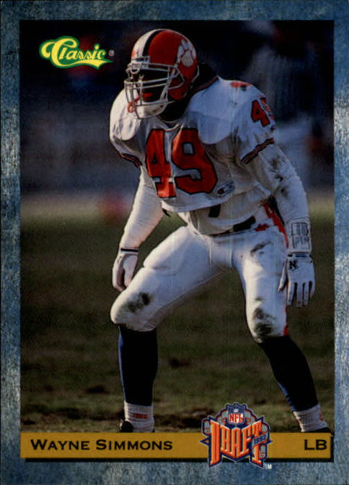 1993 Classic Draft Football "Main Set" Base Cards - Picture 184 of 201