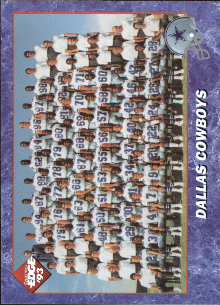 1993 Collector's Edge #43 Cowboys Team Photo