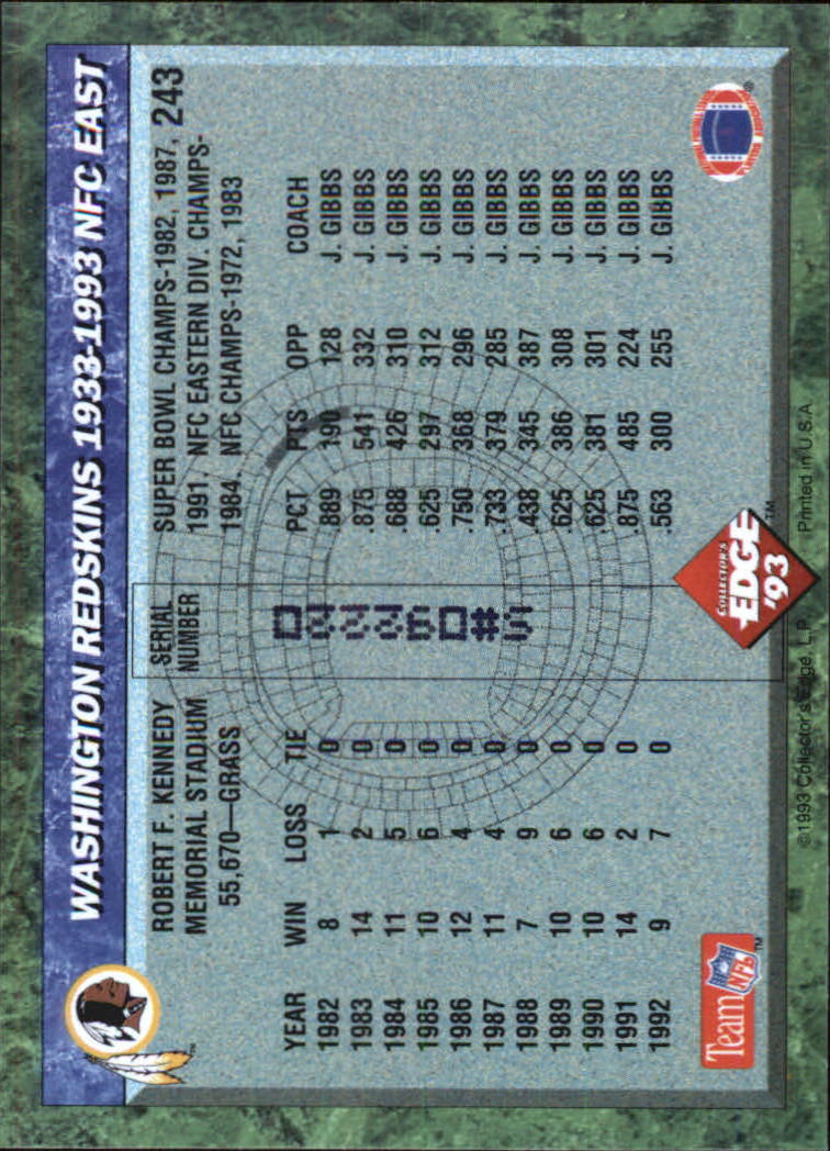 A5241- 1993 Collector's Edge FB #s 234-325 +Inserts -You Pick- 15+ FREE US SHIP - Picture 170 of 170