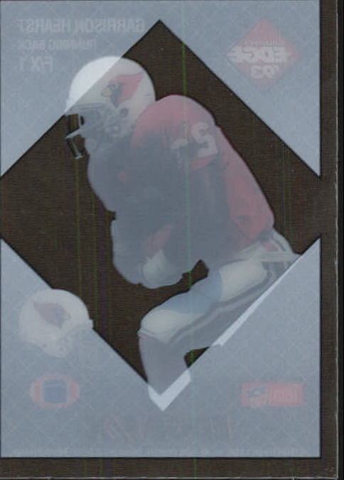1993 Collector's Edge Rookies FX #1 Garrison Hearst back image