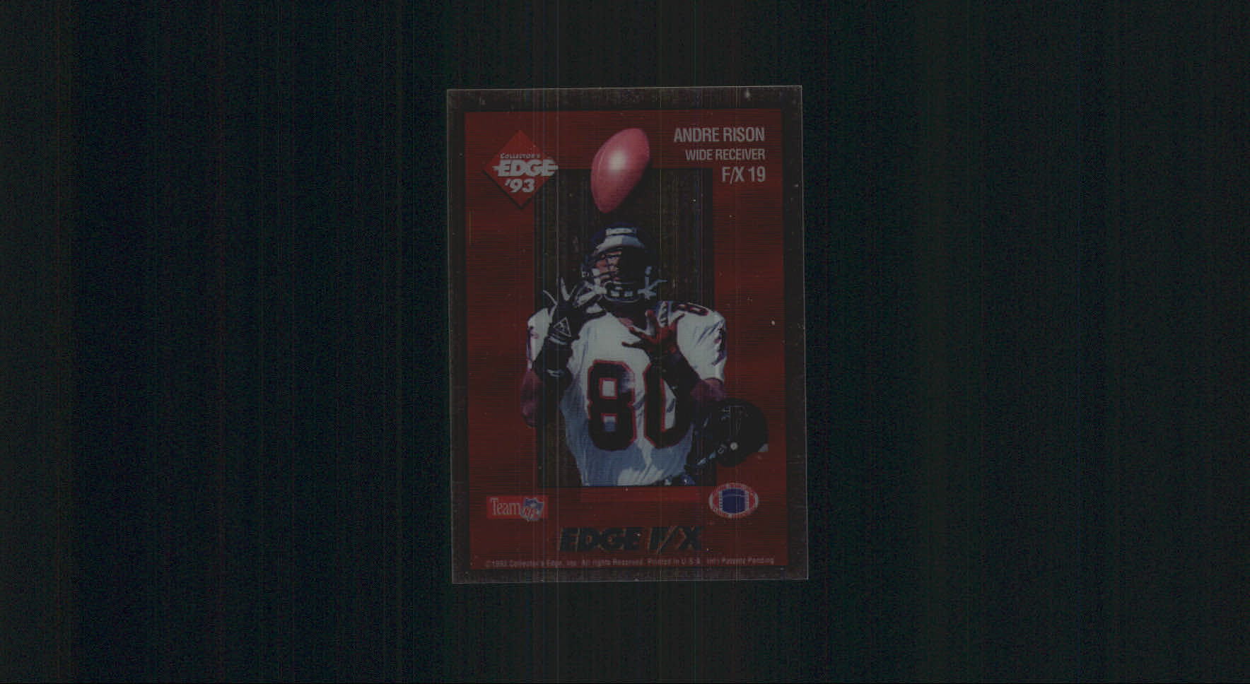 1993 Collector's Edge Rookies FX #19 Andre Rison