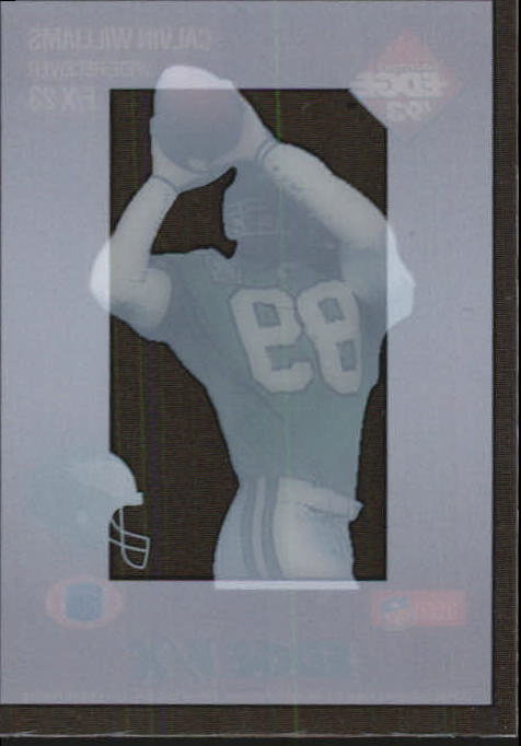 1993 Collector's Edge Rookies FX #23 Calvin Williams back image