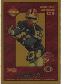 1993 Collector's Edge Rookies FX Gold #18 Andre Reed