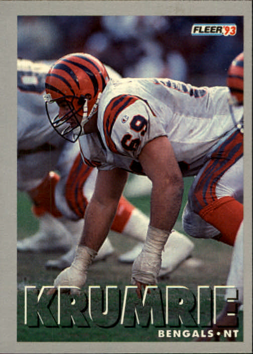 Tim Krumrie autographed Football Card (Cincinnati Bengals) 1993