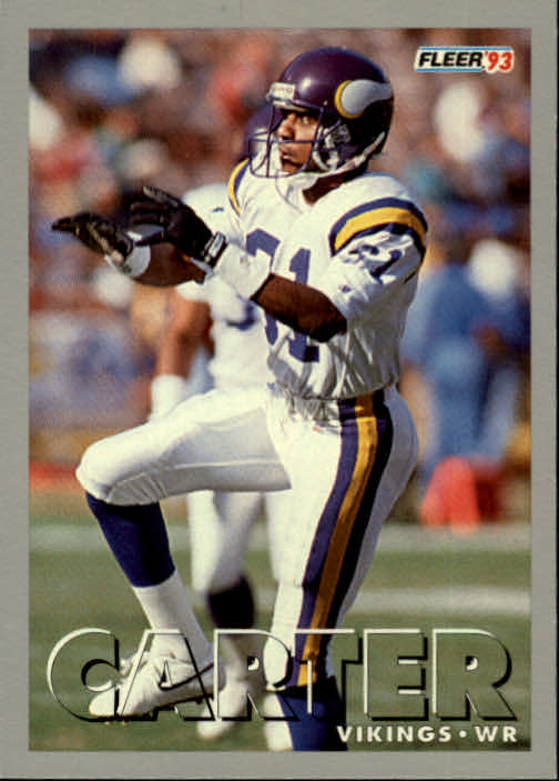 1986 Vikings Police #4 Anthony Carter - NM-MT - Triple I Sportscards Inc