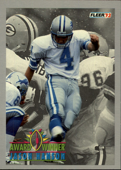 1993 Fleer Football "Main Set" Base Cards #251 to #500 - Picture 8 of 501