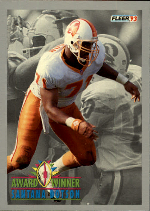 1993 Fleer Football "Main Set" Base Cards #251 to #500 - Picture 12 of 501