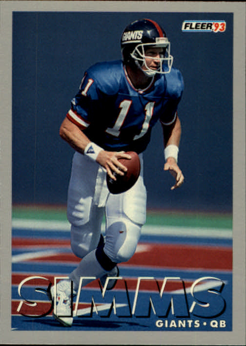 1993 Fleer Football "Main Set" Base Cards #251 to #500 - Picture 128 of 501