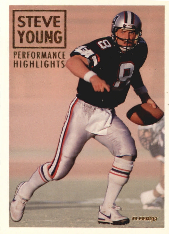 1993 Fleer Steve Young #5 Steve Young - NM-MT