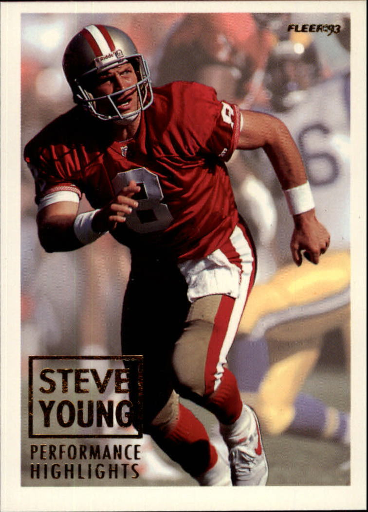 1993 Fleer Steve Young #9 Steve Young