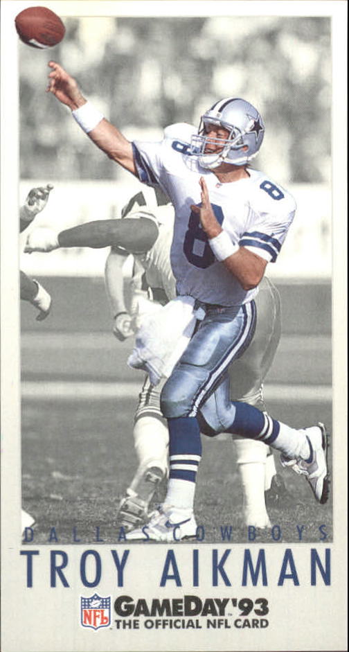 1993 GameDay #1 Troy Aikman - NM-MT